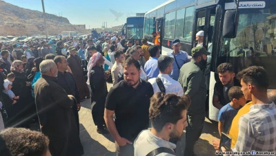 عودة 44 حاجا من ادلب وشمال سوريا من السعودية وذلك بسبب ..