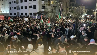 احتجاجات حاشدة في الأردن تطالب بإغلاق السفارة الإسرائيلية