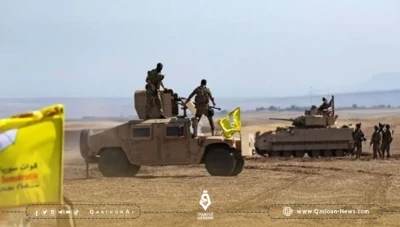 سيارة عسكرية تتبع لقوات قسد تدهس رجلاً وابنه بدير الزور