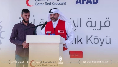 الهلال الأحمر القطري يوفر مأوى ومرافق لـ 22 ألف نازح سوري