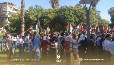 أمن النظام يعتقل ناشطين فلسطينيين نظموا وقفة تضامنية في ريف دمشق
