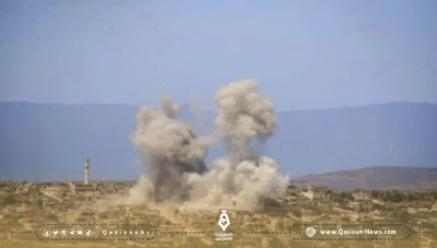 الطيران الروسـ.ـي يسـ.ـتهدف جسر الشغور ونظام الأسد يسـ.ـتهدف مواقع جنوبي إدلب