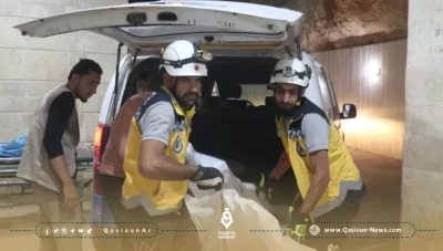النظام السوري يقصف بلدة الأبزمو بالقنابل العنقودية