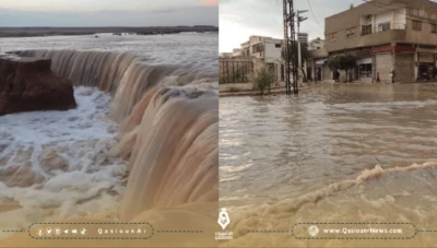 أمطار غزيرة وسيول تضرب أجزاء من سوريا