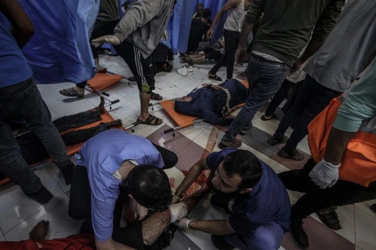 طوفان الأقصى.. 500 شهيد في مجزرة المعمداني وإلغاء قمة الأردن