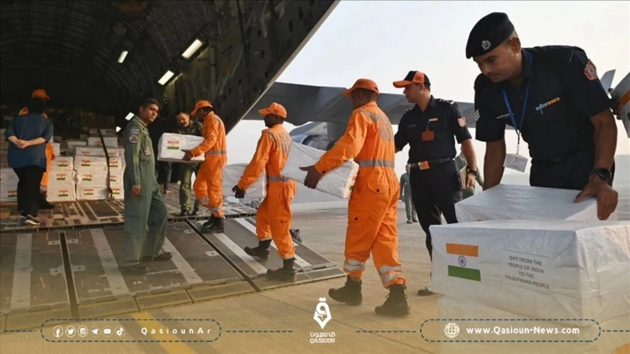 الهند تعلن عن إرسال مساعدات إنسانية لقطاع غزة
