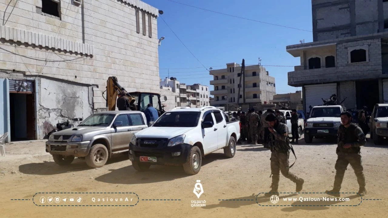 إثر اشتباك مع مطلوبين .. إصابة عناصر من شرطة الباب شرق حلب