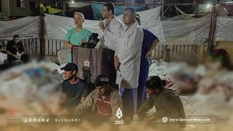 نظام الأسد يُدين مـ ـجزرة مستشفى