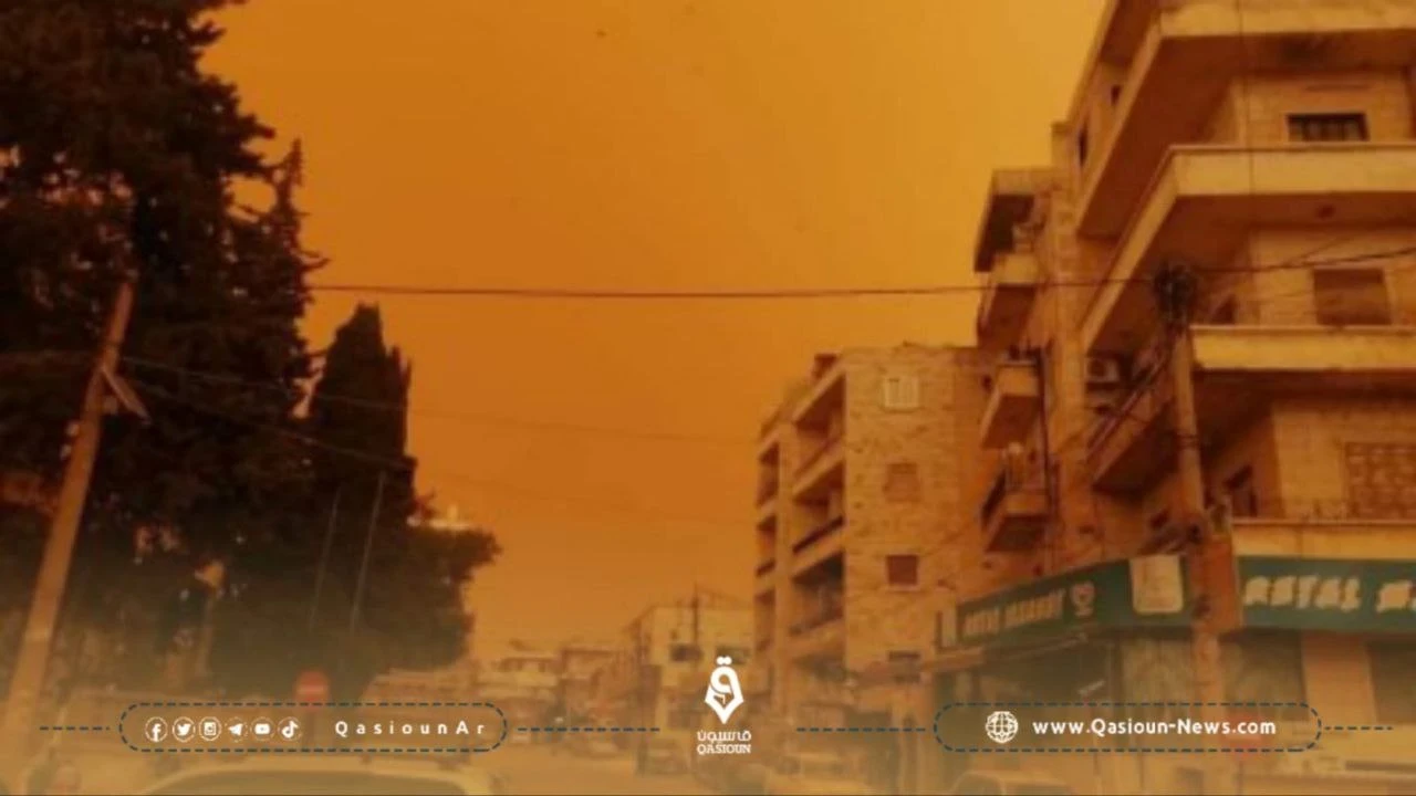 عاصفة ترابية تصل سوريا .. والدفاع المدني يحذر الأهالي
