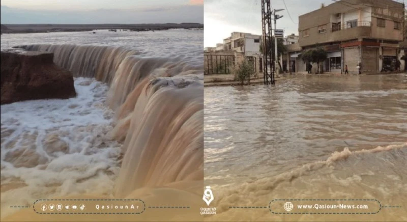 أمطار غزيرة وسيول تضرب أجزاء من سوريا
