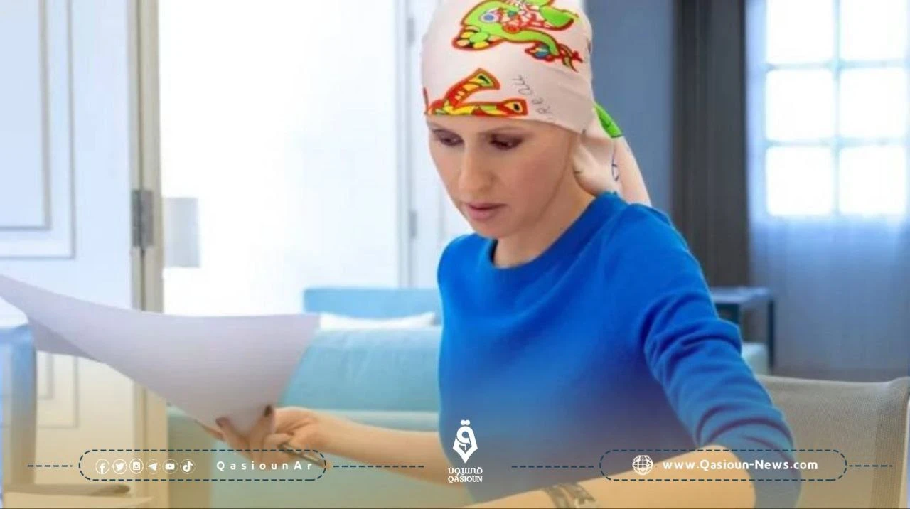 القصر الرئاسي يعلن إصابة أسماء الأسد بمرض ابيضاض الدم “اللوكيميا”